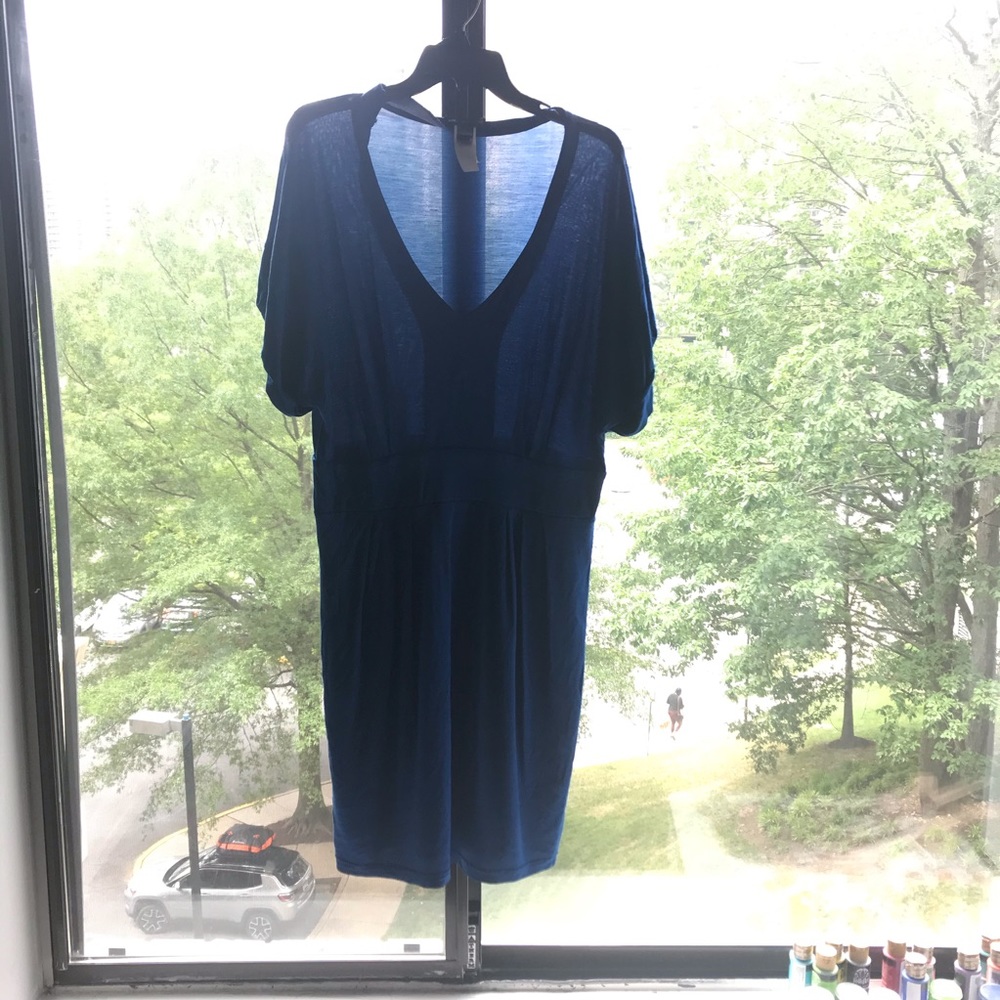 Mango blue dress-L